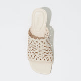 Simkhai - Shadow Mule Laser Cut Leather Sandal