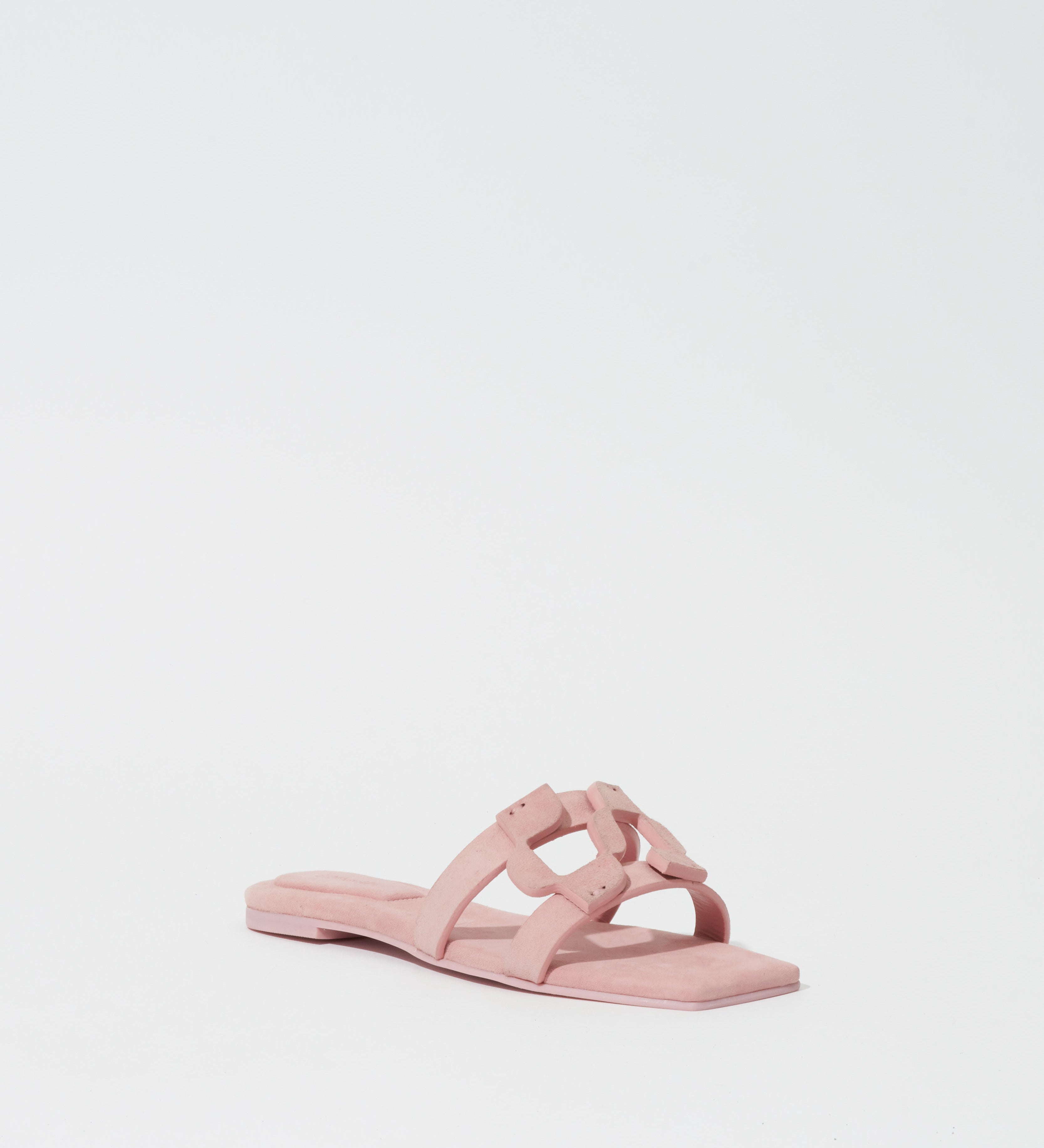 Simkhai - Monogram Suede Flat Slide