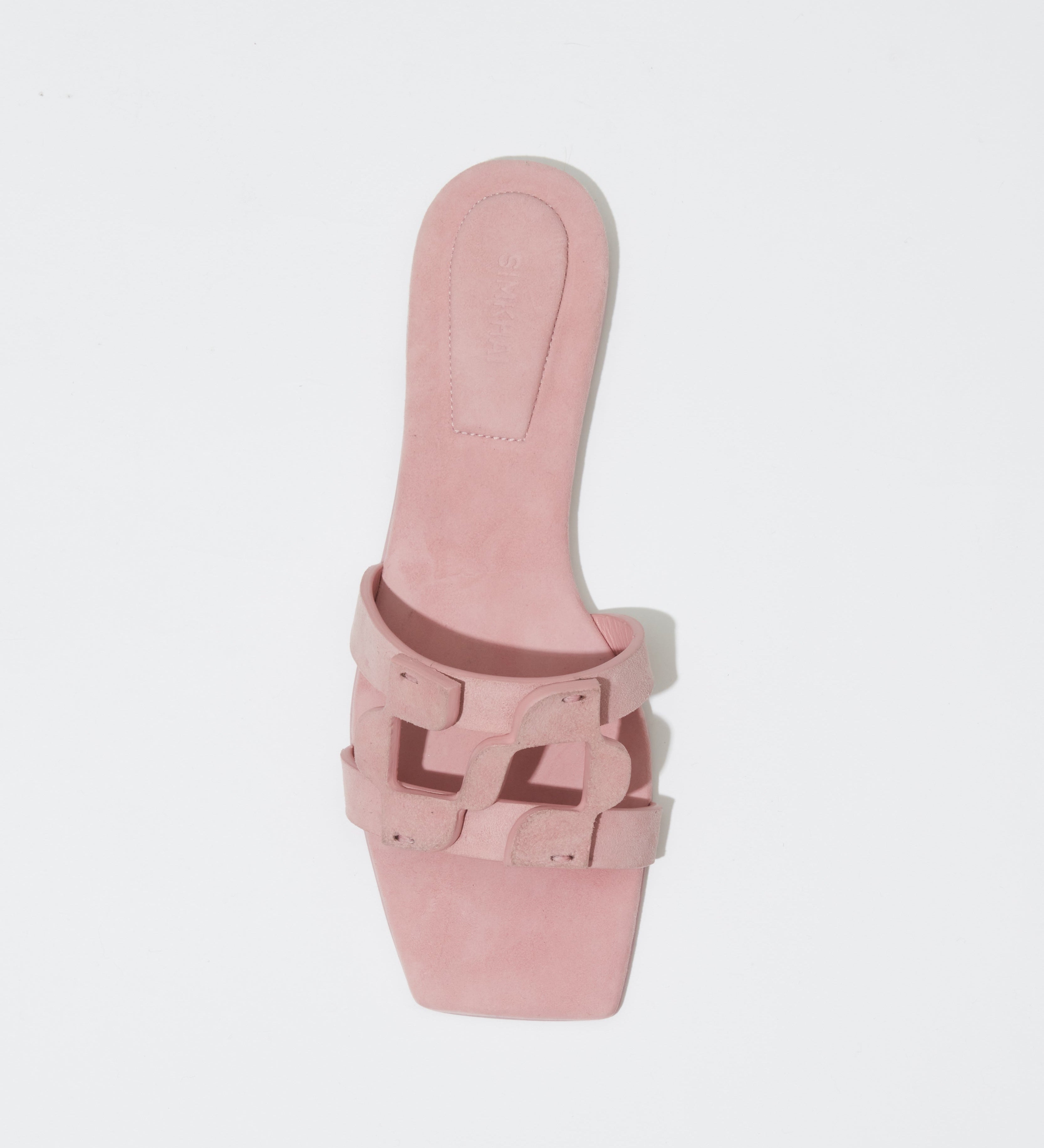 Simkhai - Monogram Suede Flat Slide