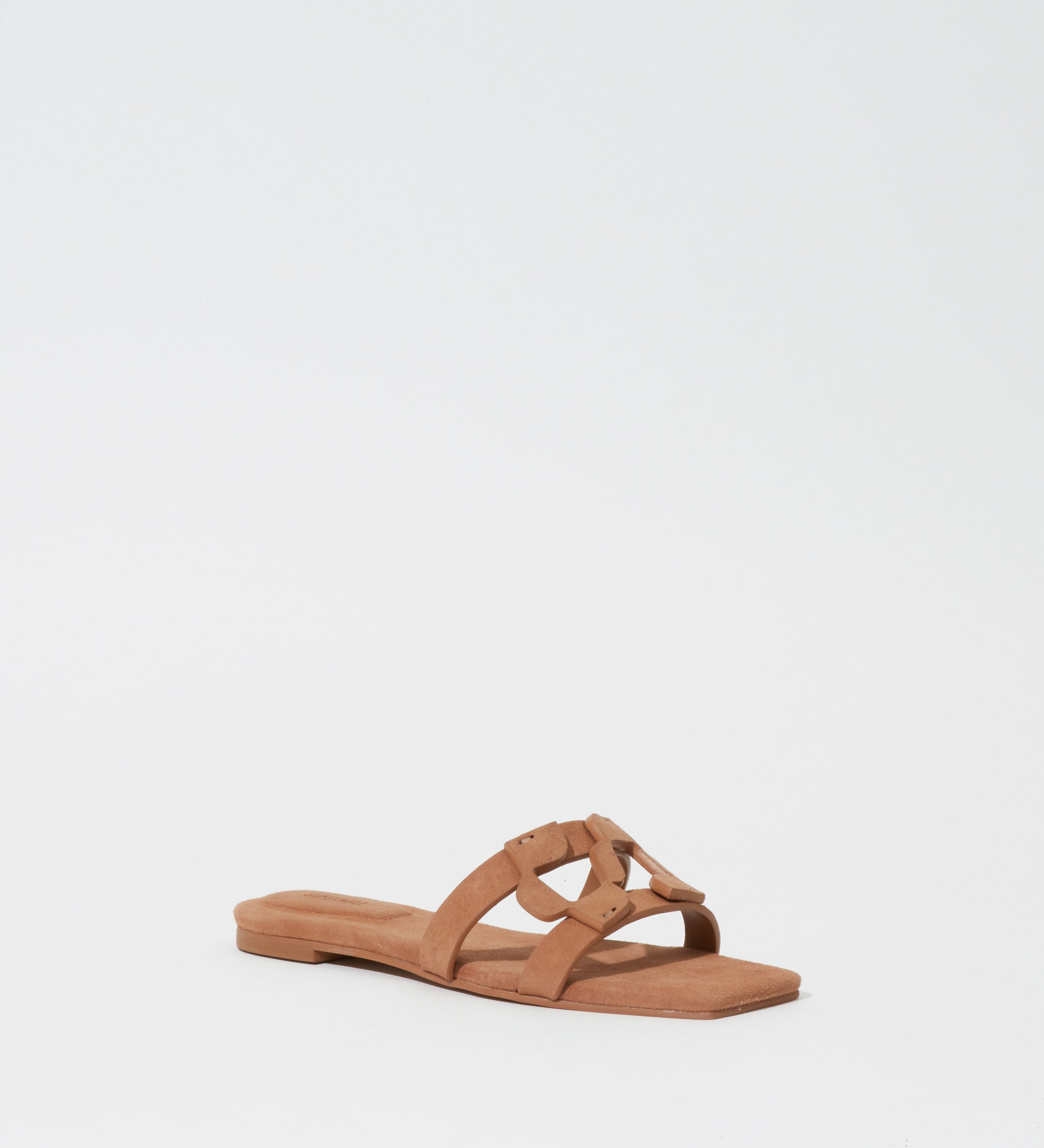 Simkhai - Monogram Suede Flat Slide