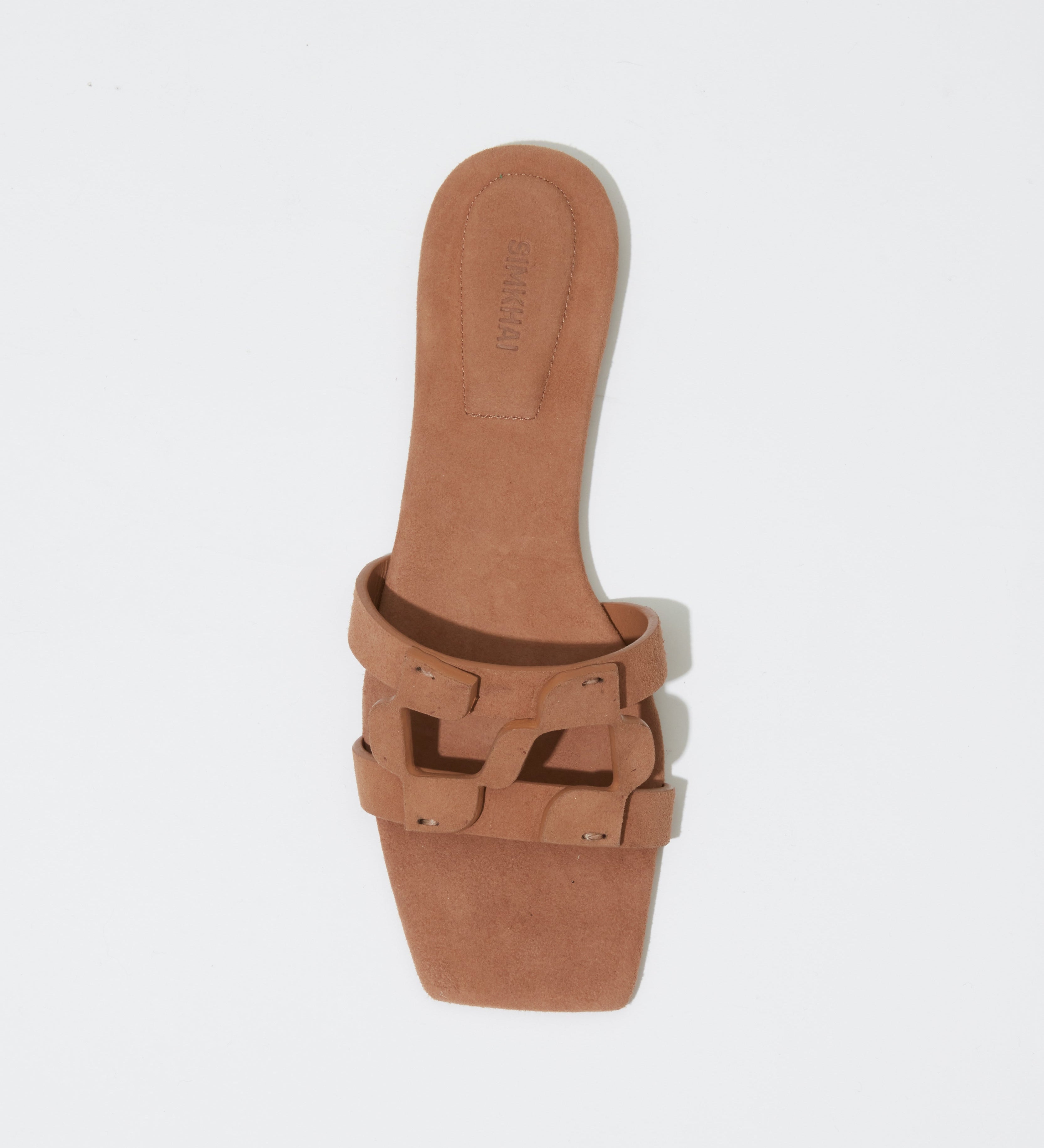 Simkhai - Monogram Suede Flat Slide