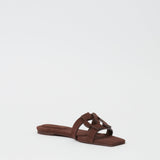 Simkhai - Monogram Suede Flat Slide