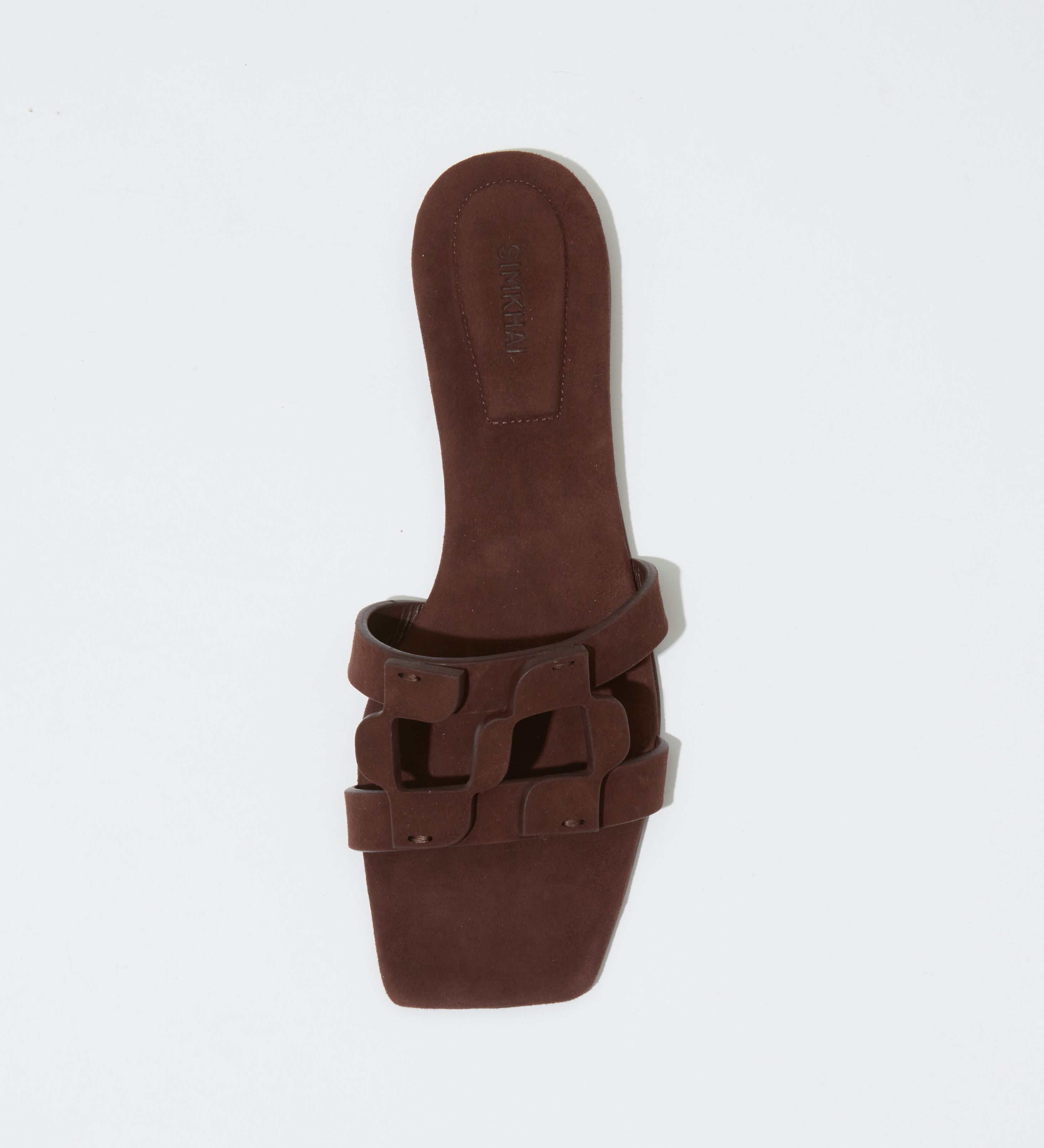 Simkhai - Monogram Suede Flat Slide