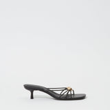 Simkhai - Amaya Leather Strappy Kitten Heel