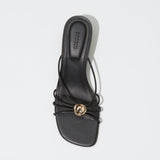 Simkhai - Amaya Leather Strappy Kitten Heel