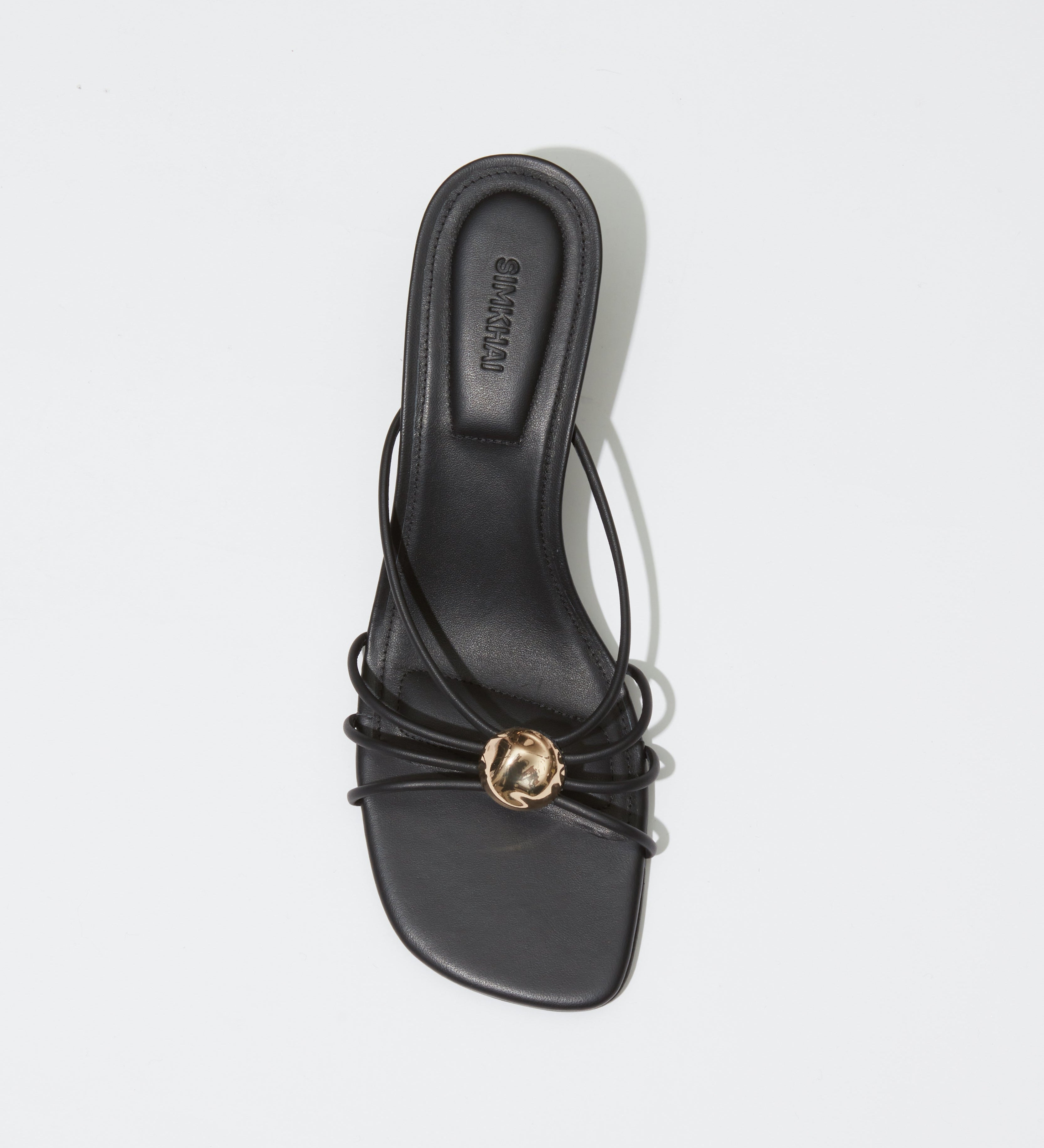 Simkhai - Amaya Leather Strappy Kitten Heel
