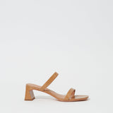 Simkhai - Clara Debossed Leather Block Heel