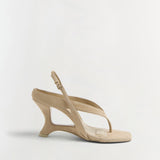 Simkhai - Darya Suede Wedge Thong Sandal