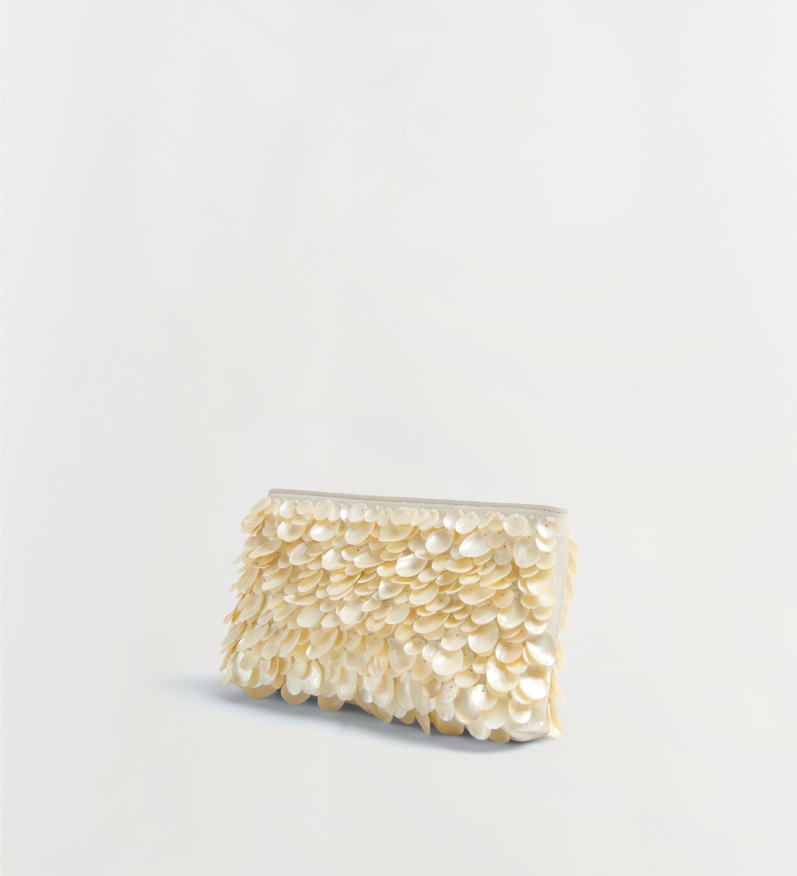 Simkhai - Reese Natural Shell Beaded Clutch