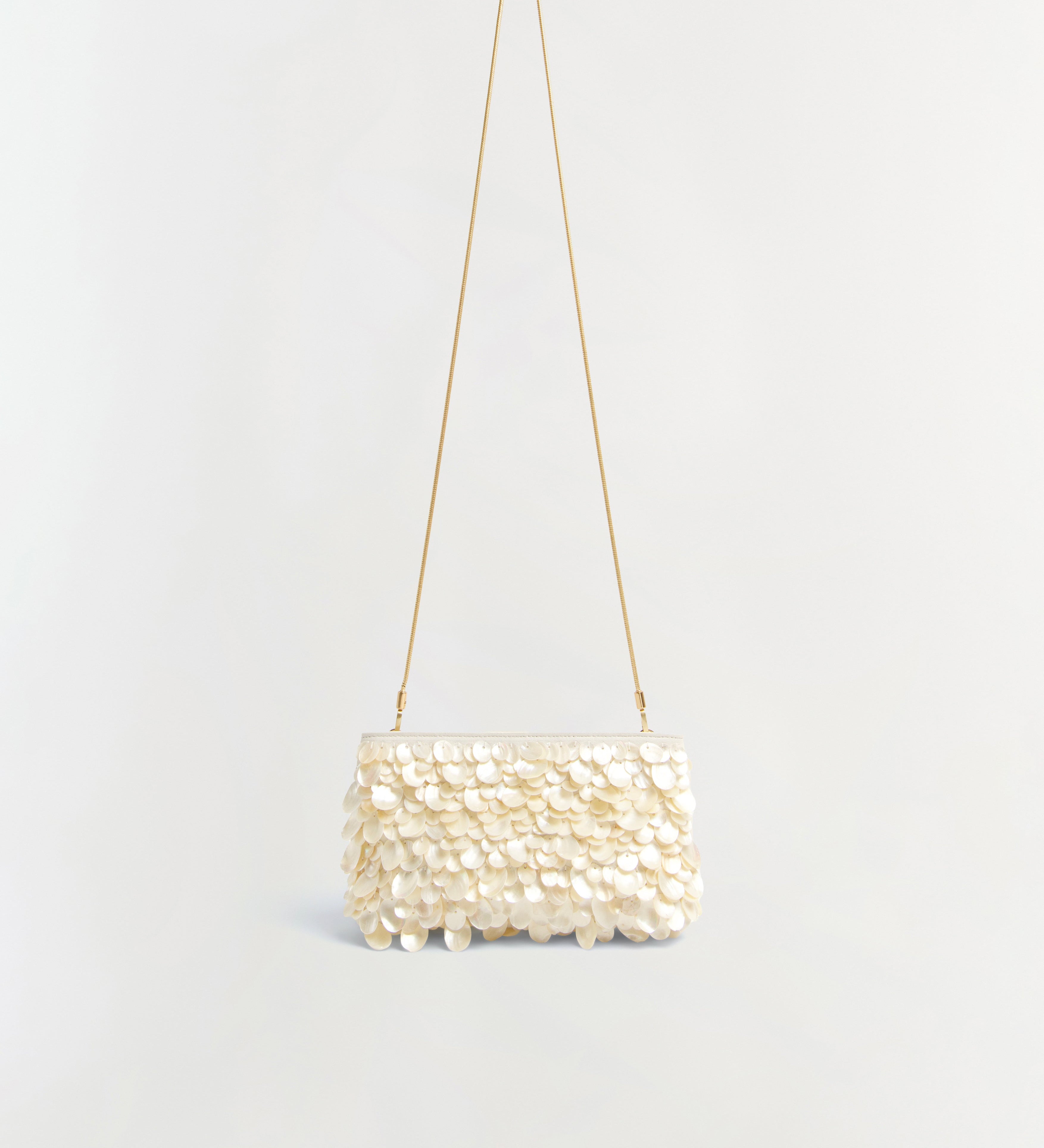 Simkhai - Reese Natural Shell Beaded Clutch