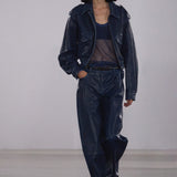 Simkhai - Roland Leather Cropped Jacket