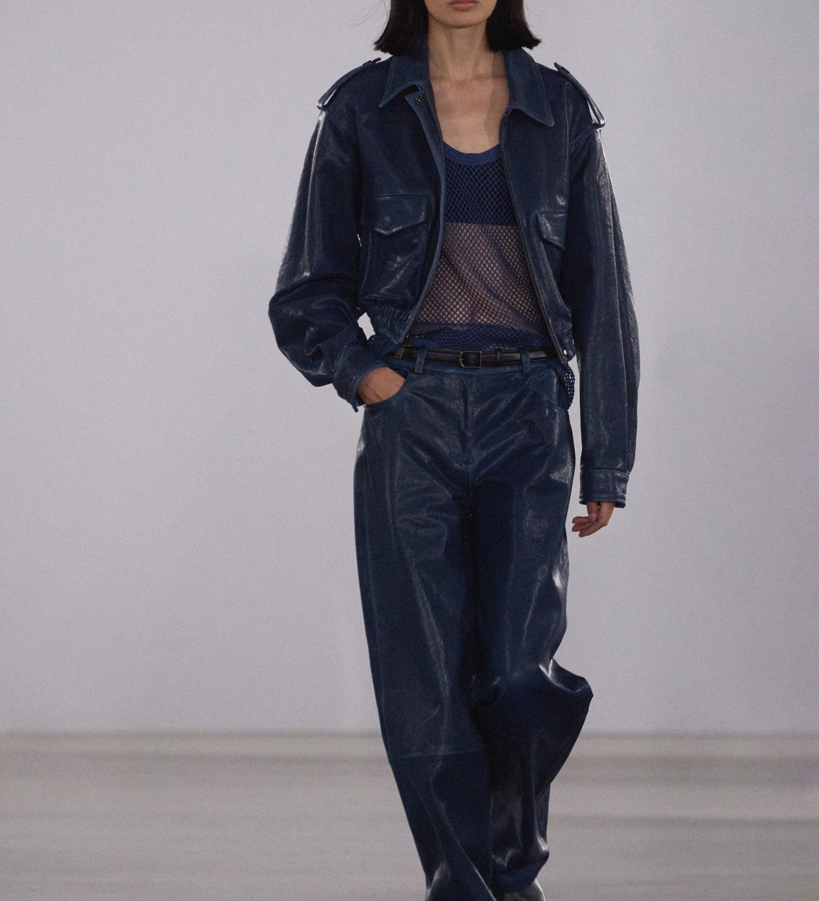 Simkhai - Roland Leather Cropped Jacket