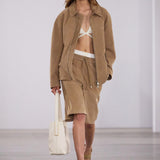 Simkhai - Aslan Long Suede Jacket