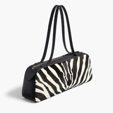 Khaite - Simona Shoulder Bag in Zebra Print Haircalf