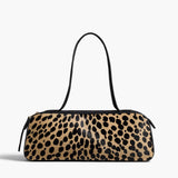 Khaite - Simona Shoulder Bag in Hyena Print Haircalf