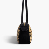 Khaite - Simona Shoulder Bag in Hyena Print Haircalf
