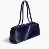 Khaite - Simona Shoulder Bag in Midnight Haircalf