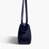 Khaite - Simona Shoulder Bag in Midnight Haircalf