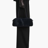 Khaite - Simona Shoulder Bag in Midnight Haircalf