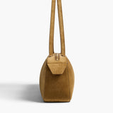 Khaite - Simona Shoulder Bag in Mud Suede