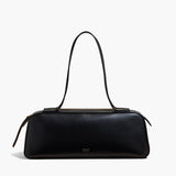 Khaite - Simona Shoulder Bag in Black Leather