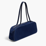Khaite - Simona Shoulder Bag in Midnight Suede