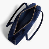 Khaite - Simona Shoulder Bag in Midnight Suede