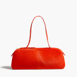 Khaite - Simona Shoulder Bag in Persimmon Haircalf