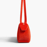 Khaite - Simona Shoulder Bag in Persimmon Haircalf