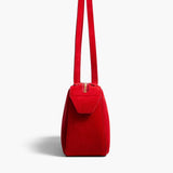 Khaite - Simona Shoulder Bag in Rebel Suede