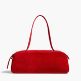 Khaite - Simona Shoulder Bag in Rebel Suede