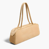Khaite - Simona Shoulder Bag in Wheat Suede