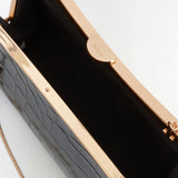 Simkhai - Solange Croc - Embossed Leather Clutch