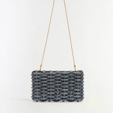 Simkhai - Morgan Woven Rhinestone Clutch