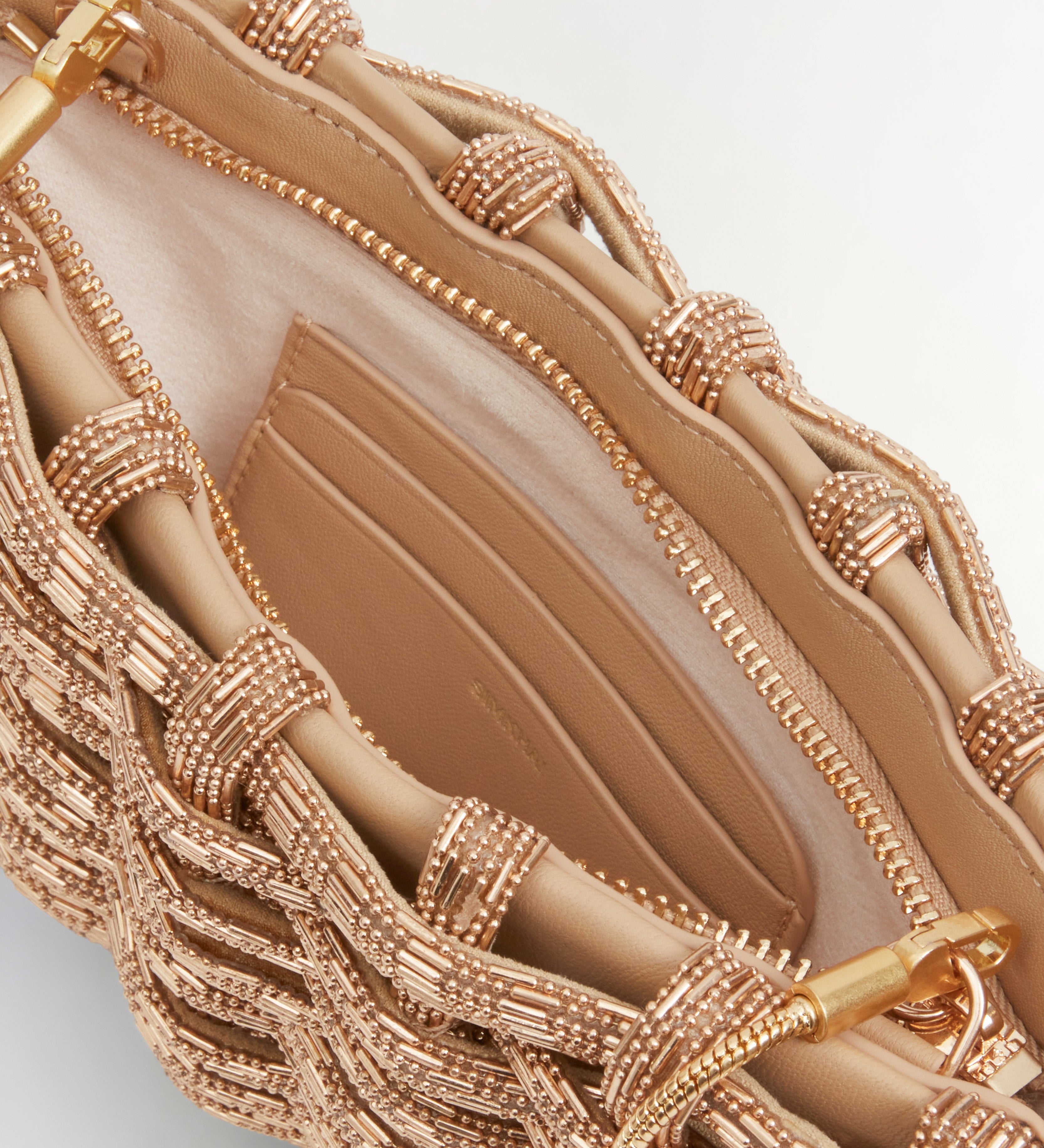 Simkhai - Morgan Woven Rhinestone Clutch