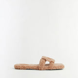 Simkhai - Monogram Shearling Slide