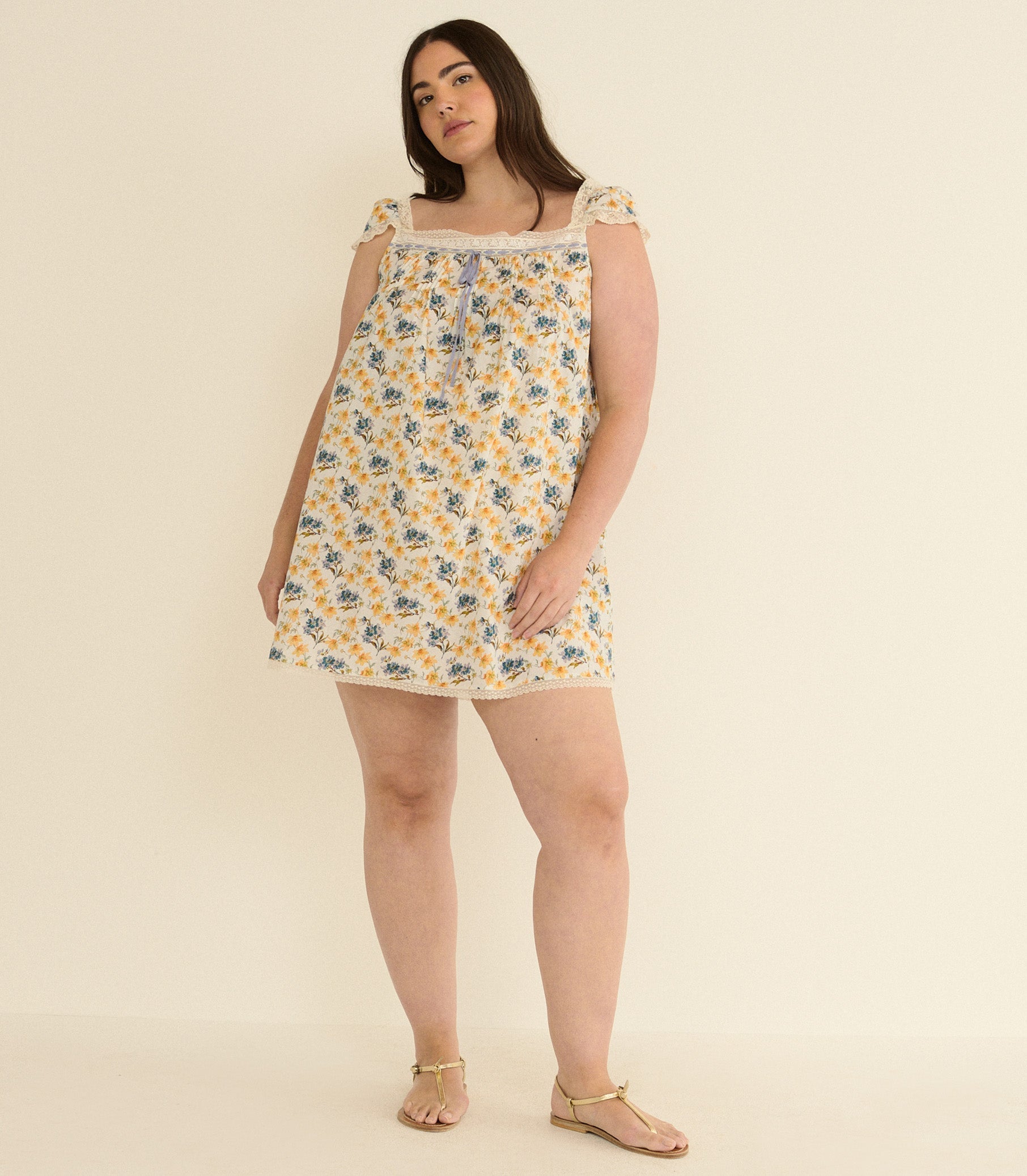DOEN - SIRONA DRESS - - NARCISSUS BLOOM