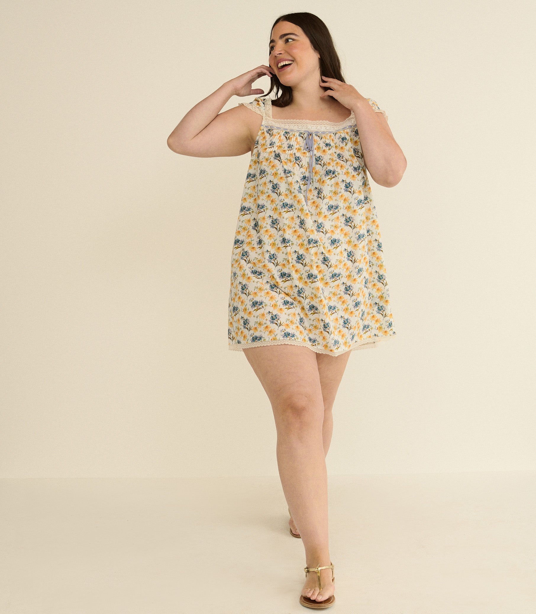 DOEN - SIRONA DRESS - - NARCISSUS BLOOM