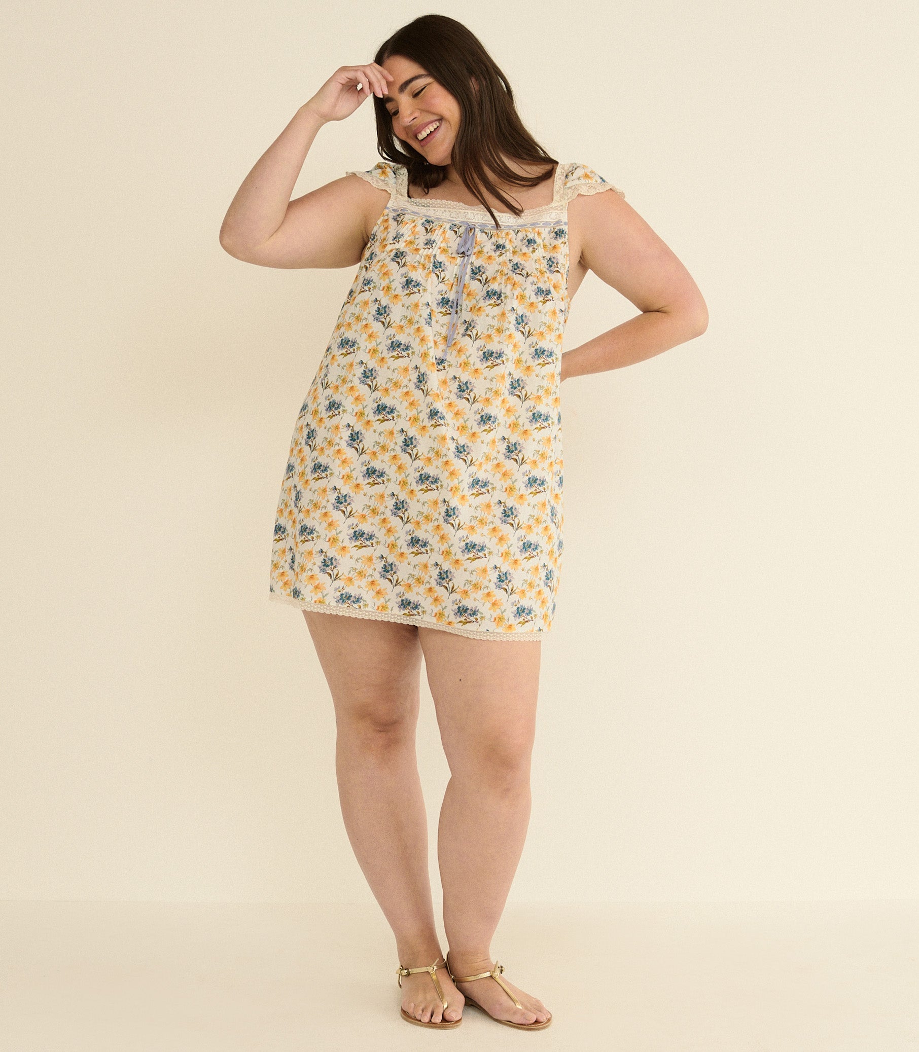 DOEN - SIRONA DRESS - - NARCISSUS BLOOM