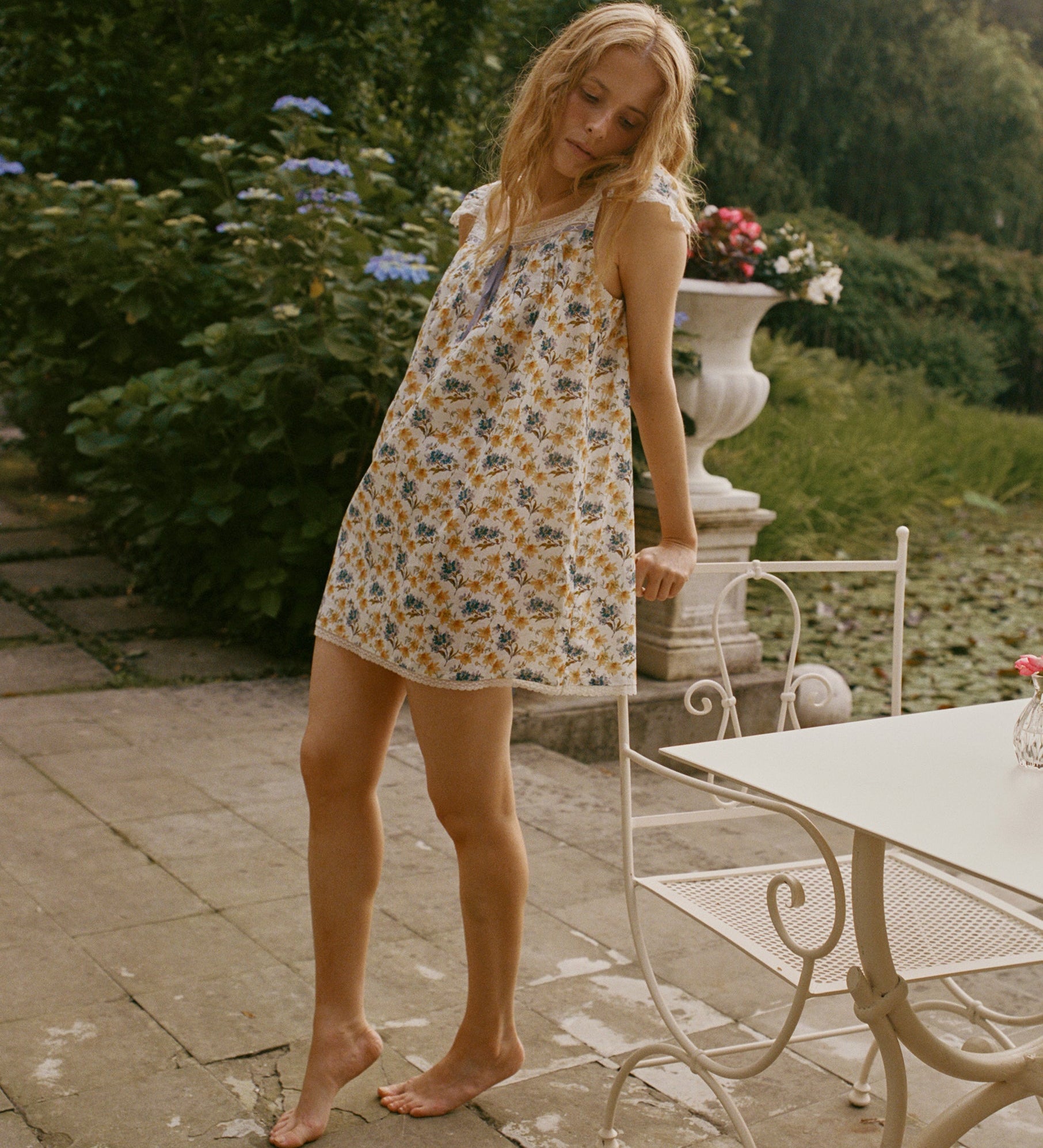 DOEN - SIRONA DRESS - - NARCISSUS BLOOM