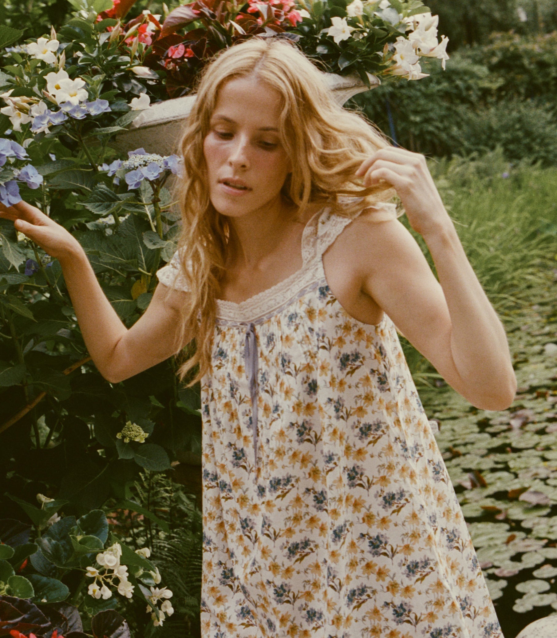 DOEN - SIRONA DRESS - - NARCISSUS BLOOM