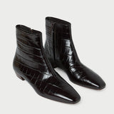 Loeffler Randall - Siya Crocodile Leather Ankle Boot