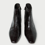 Loeffler Randall - Siya Crocodile Leather Ankle Boot
