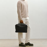 Métier - Wanderer Slim Briefcase Buffalo Black