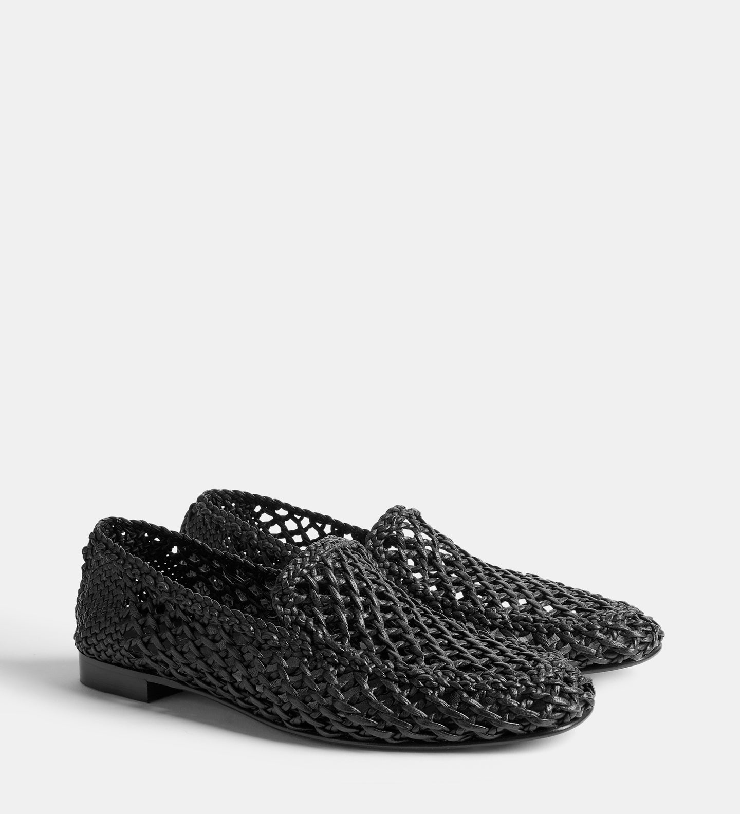 Le Monde Beryl - Soft Loafer / Black Knotted Leather
