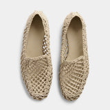 Le Monde Beryl - Soft Loafer Knotted / Ecru Leather