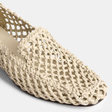 Le Monde Beryl - Soft Loafer Knotted / Ecru Leather