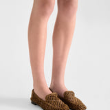 Le Monde Beryl - Soft Loafer Knotted / Taupe Suede
