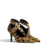 Khaite - Sloan Pump in Hyena Print Haircalf