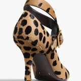 Khaite - Sloan Pump in Hyena Print Haircalf